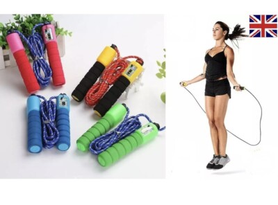 2er Set Springseil SOFT Griff Jump Training Boxen Gym Fitness SLIM Workout