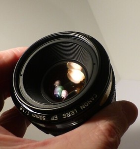 Canon EF 50mm F1.8 Mk1 Prime Standard Lens , Film or Digital fit (607)