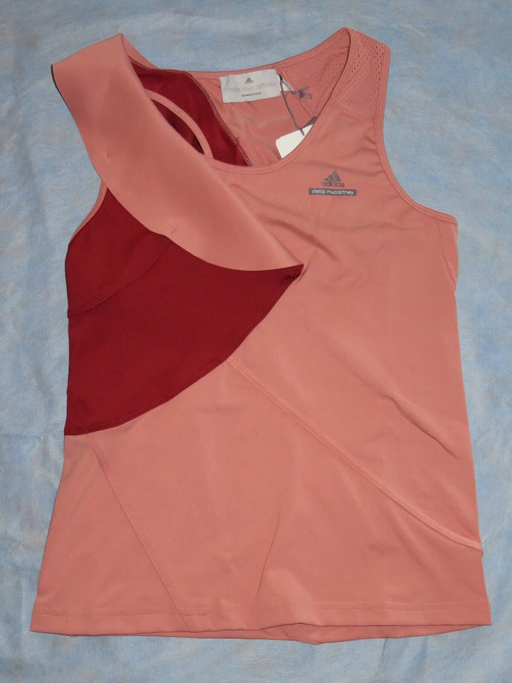 Camiseta sin mangas ADIDAS BY Stella McCartney Barricade roja Nueva York para niña talla grande NUEVA Foto 2 de 4