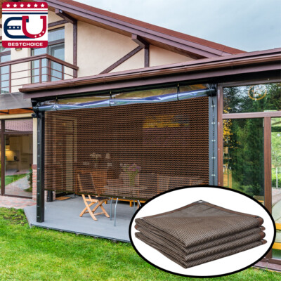 90% Sun Shade Cloth Outdoor UV Sunblock Net Pergola Cover Canopy with Grommets 