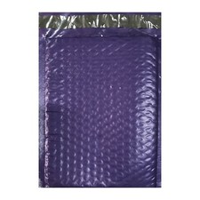 50 0  PURPLE  Poly Bubble Mailers Envelopes Bags 6x10 Extra Wide CD DVD 6x9