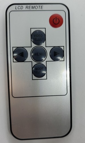 LCD Monitor Remote Control Headrest Overhead Flipdown