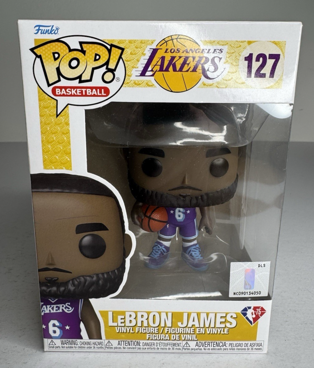 FUNKO POP! - LeBRON JAMES 127 ☆  NBA Basketball ☆ Los Angeles Lakers