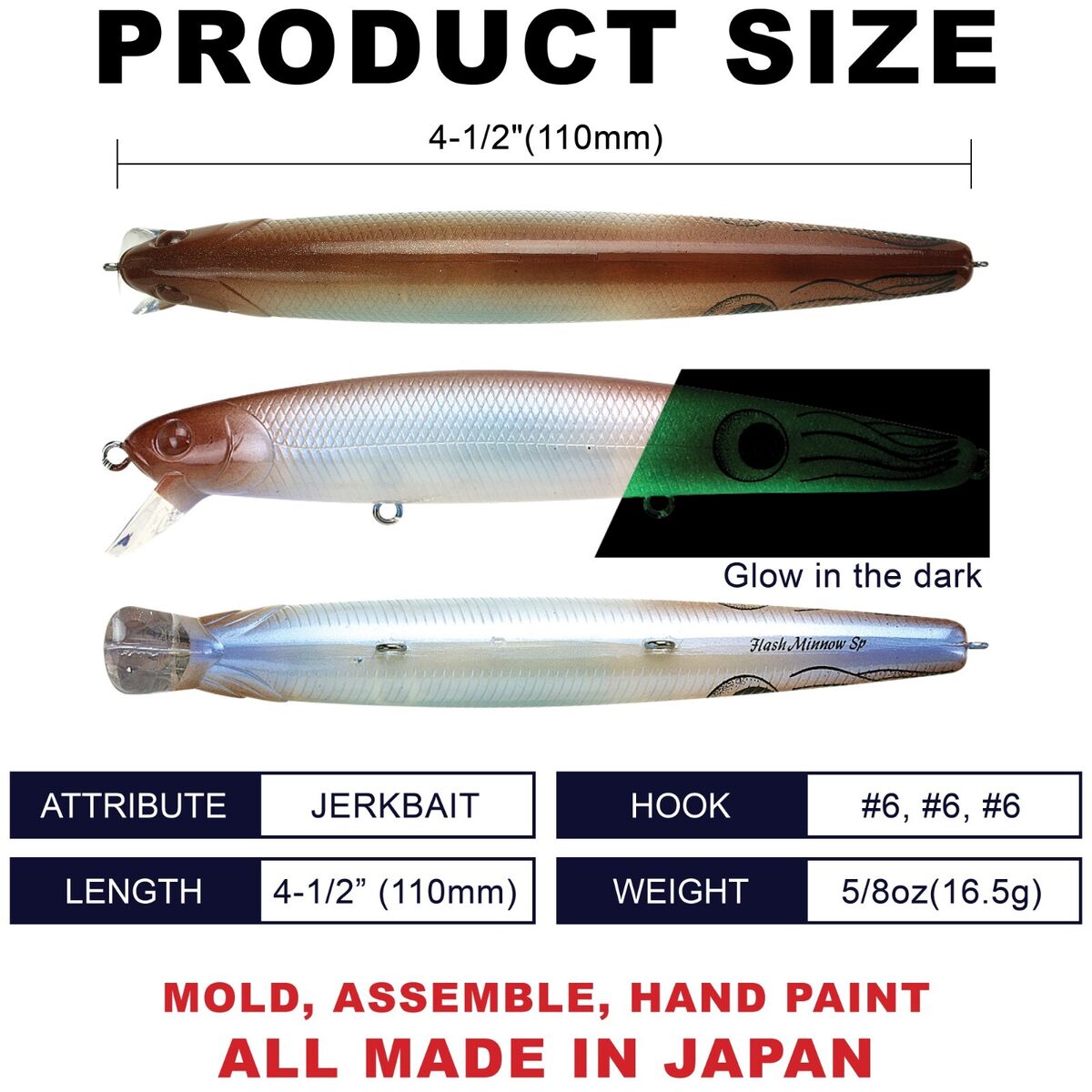 LUCKY CRAFT SW Flashminnow 110 - 647 Super Glow Pearl Squid LUCKY CRAFT SW Flashminnow 110 - 647 Super Glow Pearl Squid