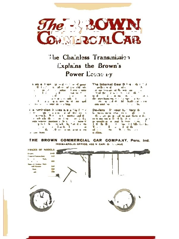 Publicidad de automóviles de Colección Marrón