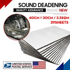 Car Engine Hood Firewall Heat Shield Insulation Sound Deadener Deadening Pad Mat