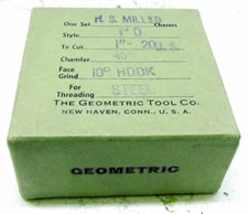 Geometric 1"-20  1" D Chaser Set for Steel (C)