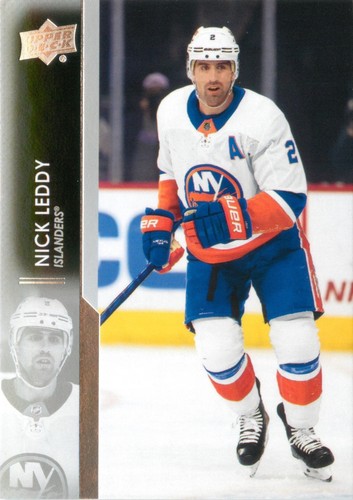 Nick Leddy 2021-22 Upper Deck Hockey Series 1 Base Card #115 New York Islanders - 第 1/2 張圖片
