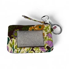 Vera Bradley Rain Forest Canopy Zip ID Key Case NWT Coin Purse