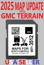 GMC TERRAIN NEW 2025 MAP UPDATE GPS 85713512 SD Navigation Card