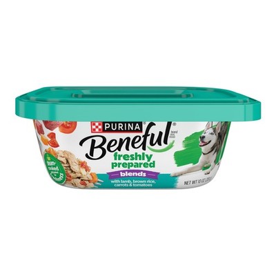 Freshly Prepared Blends Wet Dog Food W/ Lamb Brown Rice Carrots & Tomatoes 8PCS