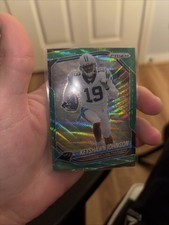 2025 Panini Prizm #264 Keyshawn Johnson Green Wave - Carolina Panthers