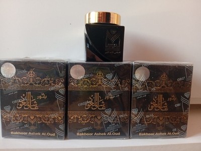 3er Pack ASHEK AL OUD  Bahkhoor ( Weihrauch ) 30g made in Saudi Arabia
