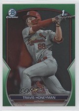 2023 Bowman Draft Chrome Green Refractor 51/99 Travis Honeyman #BDC-95 0yd6