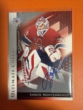 Samuel Montembeault 2024 Upper Deck Ultimate Silver Auto