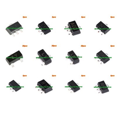 SMD 2SA/2SB/2SC/2SD1201-2881 Serie Triode Siebdruck SOT-23/89 Transistor PNP