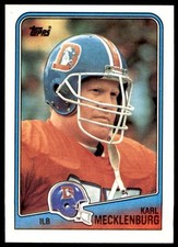 1988 Topps Karl Mecklenburg Denver Broncos #33