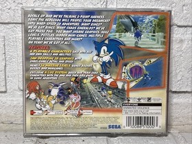 Sonic Adventure (Sega Dreamcast, 1999) Complete CIB Tested Very Clean