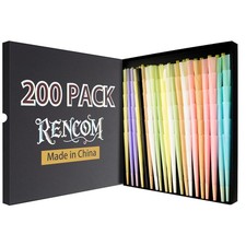 200 Pack 8 colors Colorful Pre rolled cone | Cones king siz | 110mm,