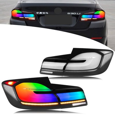 LED RGB Tail Lights for BMW 5-Series F10 M5 2011-2016 LCI Rear lamps Assembly