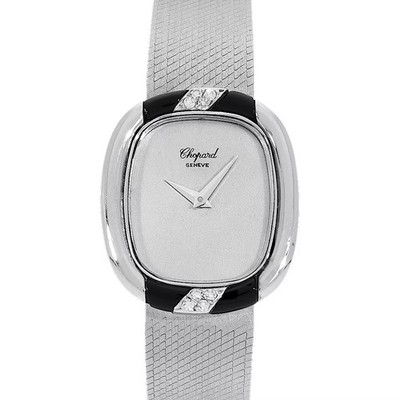 Chopard Onyx Handaufzug 22mm Pre-Owned - Vintage 40/438 Weißgold 1979