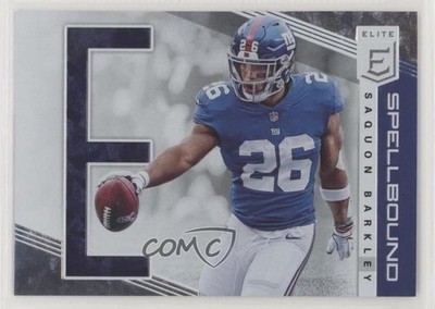 2019 Panini Donruss Elite Spellbound 244/299 Saquon Barkley #SP-39 rw5