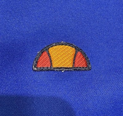 Vintage Ellesse Roma Italian Track Jacket Royal Blue Embroidered Zip Men's Sz: S