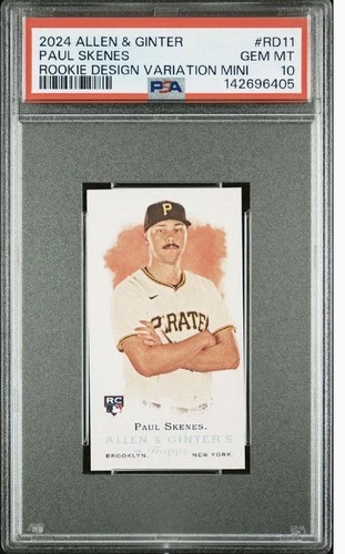 2024 Allen & Ginter - PAUL SKENES  Mini Rookie Design Variations #RD-11   PSA 10
