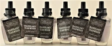 QTY 6 Bath & Body Works MAHOGANY TEAKWOOD Wallflowers Home Fragrance Oil Refills