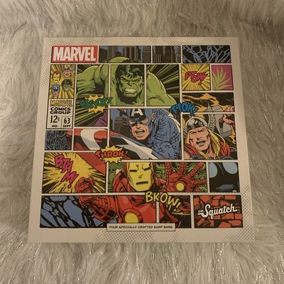 Dr Squatch Marvel Avenger Box Set Hulk Thor Ironman Captain America BOX ONLY