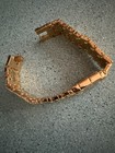 Brand New Woman’s Geneva Ebony Face - Gold Finish Nugget Style Bracelet Watch — photo 5