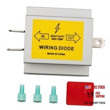 Hy-Power Diode, 2 Input 1 Output Trailer Light Wire Diodes Spade Towed