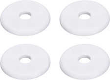 4Pcs Wall Split Flange 70Mm / 2.8" OD Escutcheon Plate ABS round Self-Adhesive P