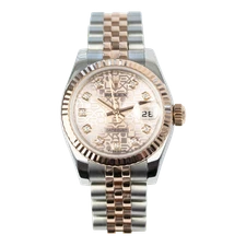 Rolex Oyster Perpetual Datejust 26mm Stainless Steel & 18kt Everose Gold Fact...