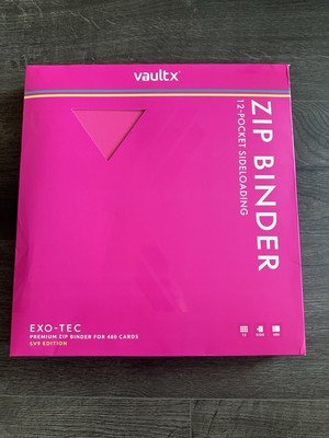 Vault X Mappe Erstausgabe Sv9 Journey Together 12 Pocket Zip 480 Karten