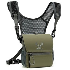 MOXULE Binocular Harness Chest Pack: Bino 6.68 x 3.35 x 7.28 inches, Green