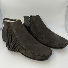 Minnetonka Moccasins 651s Women’s Lacy Boot Charcoal Size 7 New