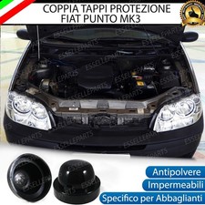 COPPIA TAPPO TAPPI FARO COPRIFARO GOMMA FIAT PUNTO MK3 ABBAGLIANTI LED XENON