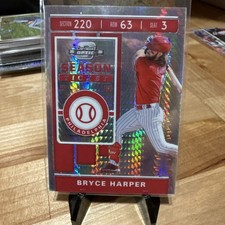 2020 Panini Chronicles - Contenders Optic Bryce Harper #16 Hyper Prizm /299