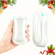 6000mAh 2 Pack Hand Warmer Rechargeable , Electric Heating Hand Warmer Christmas