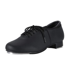 Linodes PU Leather Lace Up Tap Shoe Dance Shoes for Women and Men's Dance Shoes