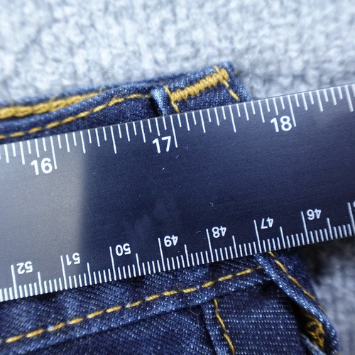 Jeans True Religion uomo 35x32 lavaggio scuro gamba dritta patta tasca design denim - Foto 3 di 14