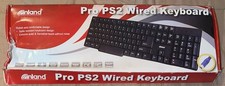 INLAND Pro PS2 wired keyboard Stylish  Comfortable design, Spills resistant  22