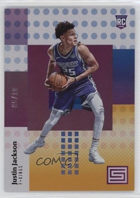 2017-18 Panini Status Rookies Gold /10 Justin Jackson #142 Rookie RC 1qy7