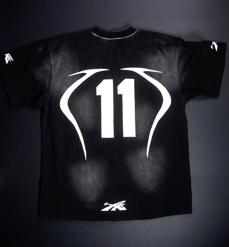 $200 Hellstar "Classic Logo" Powder Black Shirt M Medium - Picture 9 of 12