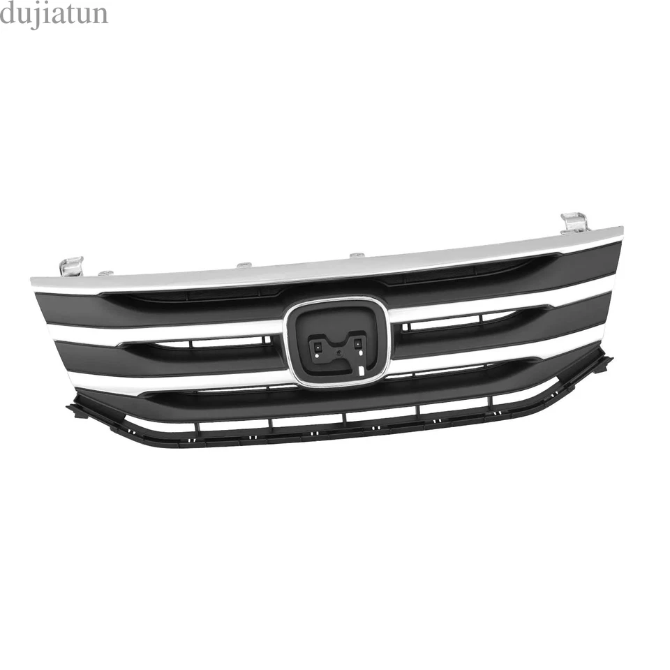 For New Honda Odyssey 2011 12 2013 Front Upper Grille Grill Chrome Molding Trim Foto 3 de 4