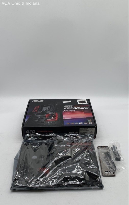 Asus 970 Pro Gaming/Aura AM3+ ATX Motherboard Aura RGB Lighting Untested