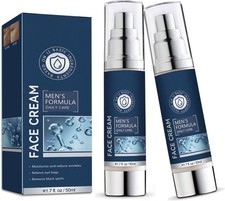 6 in 1 Particle Face Cream for Men Eye Bags, Mens anti Aging Face Cream, Natural