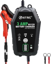 3-Amp Car Battery Charger, 6V and 12V Smart Fully Automatic Charger... 