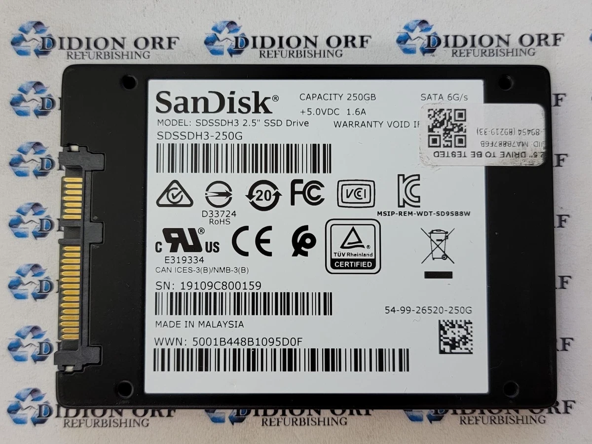 SanDisk 250GB Internal Solid-State Drives for sale | eBay